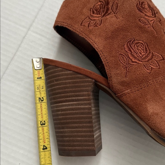 Lucky Brand - Listana Floral Booties - Maroon Brown - Size 10 - Gently Used!! - Picture 9 of 9